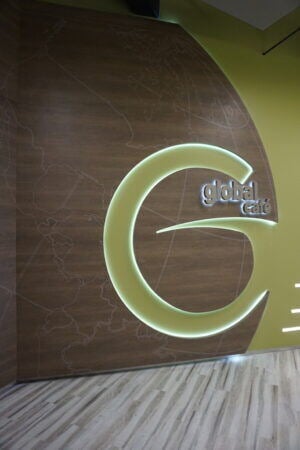 Houston wall signs for Global Cafe